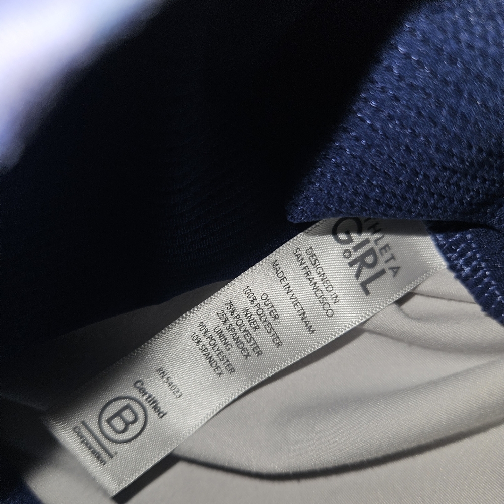 Athleta Girl Navy Galaxy Tank 8-10 - Picture 4 of 6